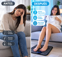 Tapete Masajeador EMS para Piernas y Pies - Alivio del Cansancio